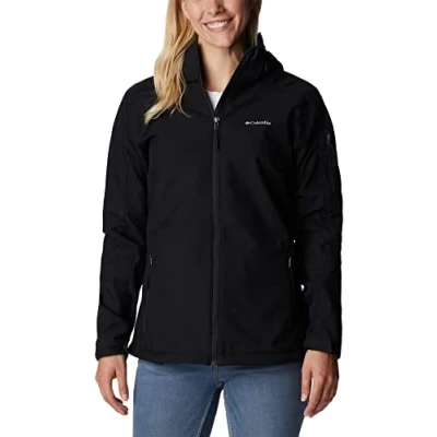 Imagen de Columbia Cascade Ridge Softshell, Chaqueta De Softshell Cortavientos Mujer, Black, L