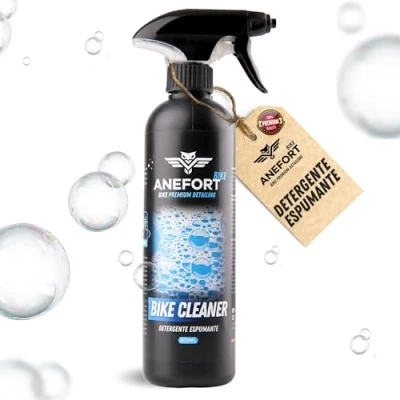 Imagen de ANEFORT Bike Cleaner limpiador de bicicletas Detergente espumante para la limpieza PH neutro Jabón bicicleta Spray MTB, BMX y Carretera 500 ml