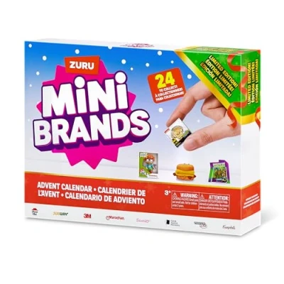 Imagen de Mini Brands Calendario de Adviento Retro Grocery, Foodie, and Toy Advent Calendar ZURU