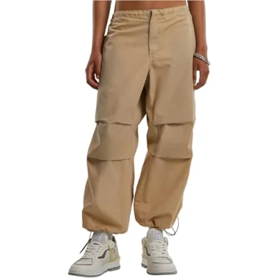 Imagen de Urban Classics Parachute Pantalones, Mujer, Talla: Medium, Wetsand