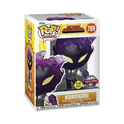 Imagen de Funko Pop! Animation: My Hero Academia (MHA) Kurogiri Brilla en la Oscuridad and 2 Figura de Vinilo Coleccionable Idea Regalo Mercancia Oficial Anime Fans