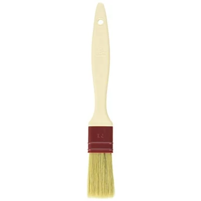 Imagen de Matfer Bourgeat 116012 Pincel Plano para repostería, Madera, Natural, 1 1/8&quot;