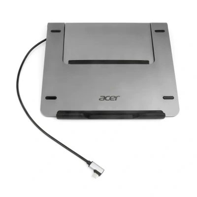 Imagen de Soporte para portátiles con adaptador HUB 5 en 1