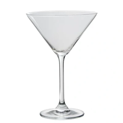 Imagen de DRW Set de 6 Copas Martini Cristal Bohemia 210ml en Transparente 12x12x17.5 cm