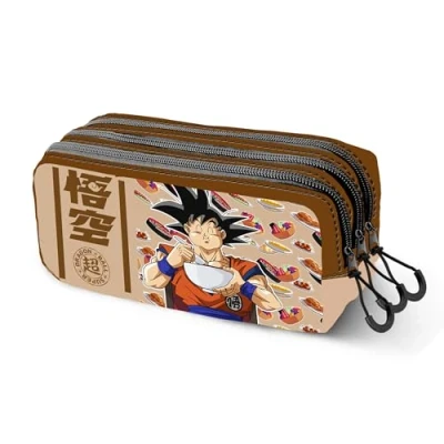 Imagen de Karactermania Dragon Ball (Bola de Dragón) Goku Foodie Estuche Portatodo Trick Fan 2.2, Marrón, 23 x 11 cm