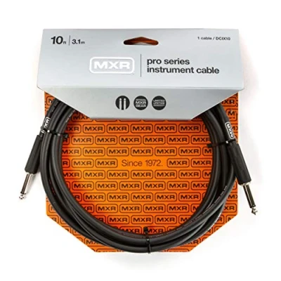 Imagen de JIM DUNLOP MXR Cable Instrumento Serie Pro 10 pies 3,1 m, Conector Recto de 1/4 pulgada (DCIX10)