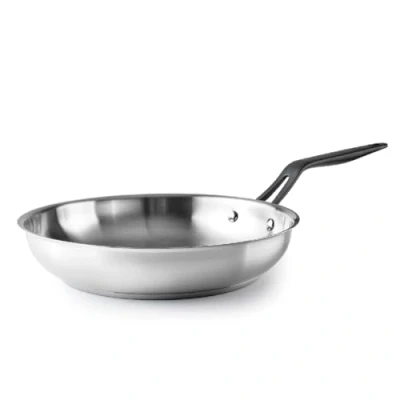 Imagen de LACOR 47322 Sartén Origin, Acero Inoxidable 18/10, Fondo Termodifusor Sandwich, Mango Recubierto PVD, Apto para inducción, Lavavajillas, Horno, Ø22cm