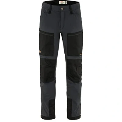 Imagen de Fjällräven KEB Agile Trousers Pantalones montañeros largos, Hombre, Talla: 48, Black