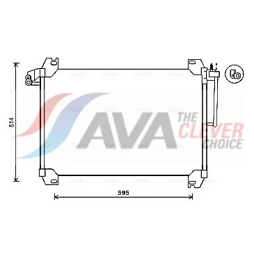 Imagen de PRASCO SBA5074 Condensador 11mm Aluminio 664mm R134a SAAB: 9 7X SUV 4.2 AWD 2005 2012