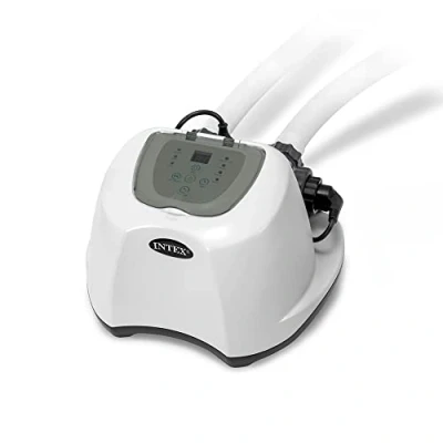 Imagen de INTEX clorador salino, salino para piscinas, 5 gramos/hora, piscinas desmontables pequeñas, 26.500 litros, 3 modos de autolimpieza, programación 12 horas