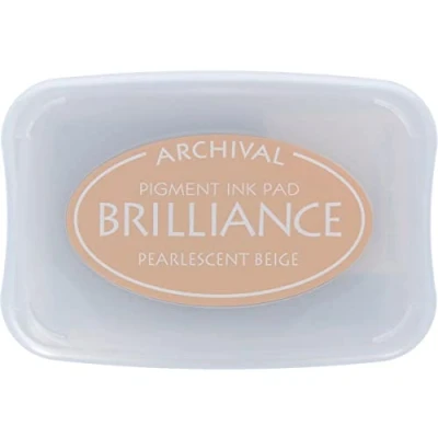 Imagen de Brilliance Tsukineko Almohadilla de Tinta, Pearlescent Beige, Talla única