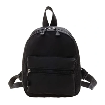 Imagen de Générique Moda Mochila para mujer Color sólido Adrette Escuela Nylon Mini mochilas