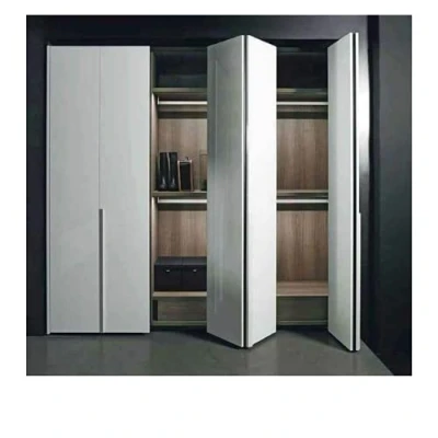 Imagen de Kit de Herramientas riel Deslizante para Puertas Tipo Libro Armario guardarropa Plegable con bisagras amortiguadas Soft Indaux 1 o 2 Pares