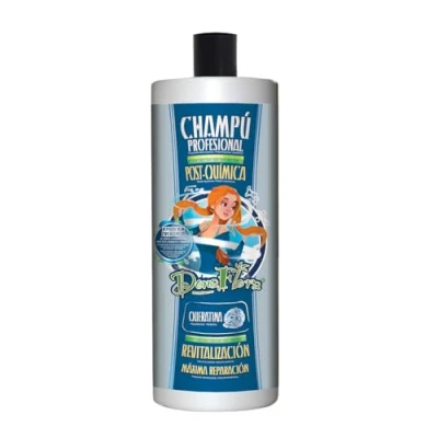 Imagen de Dona Flora Champú de Revitalización Post Química Restaura y Protege Cabello Tratado Fórmula Sin Sulfatos Fortalece Reconstruye 1000ml