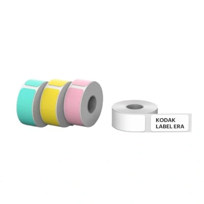 Imagen de KODAK Label ERA M50 Etiquetadora 12 Rollos (Blanco 9Rollos, Rosa/Verde/Amarillo 1 Rollo/Color)