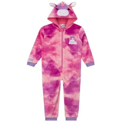 Imagen de Squishmallows Unicornio Pijama Mono Niña Pijamas Polares Rosa 12 13 años