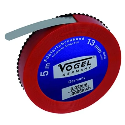 Imagen de VOGEL 455004 Rollo fleje calibrado 5 metros x 13 mm Espesor 0,04
