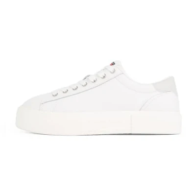 Imagen de Tommy Jeans Flatform Zapatillas, Mujer, Talla: 42, Ecru Zapatos