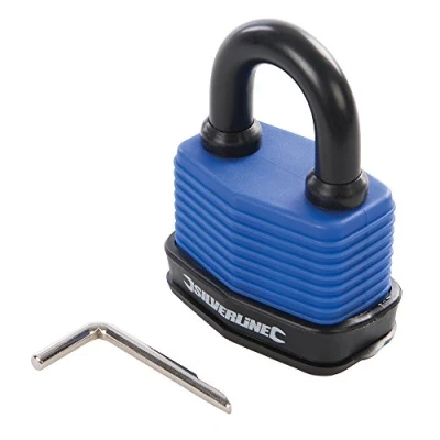 Imagen de Silverline Tools 802531 Candado con Combinación Resistente A La Intemperie, 50 mm