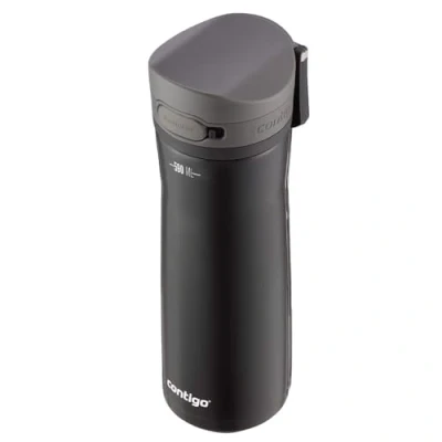 Imagen de Contigo Jackson Chill botella, botella grande de acero inoxidable y sin BPA, 100% antiderrame, mantiene las bebidas frías hasta 24 hs; térmica para ciclismo, correr, excursiones, 590 ml