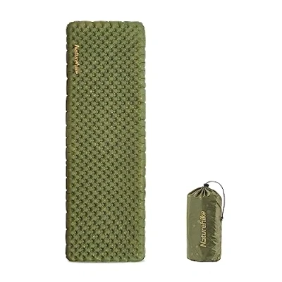Imagen de Naturehike Colchón de Aire 3,5 R Value para Acampada, Duradero Autoinflable Ultraligero 4 Estaciones con Bolsa Inflable
