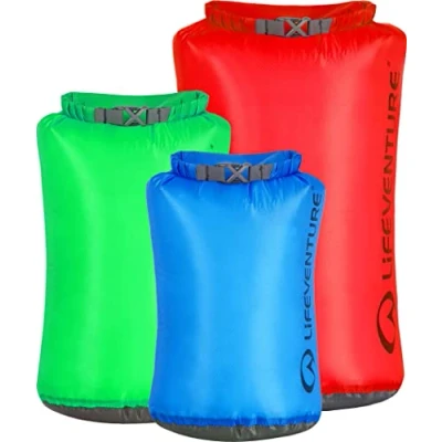 Imagen de Pack de varias bolsas estancas ultraligeras, tejido antidesgarro siliconado con costuras totalmente selladas