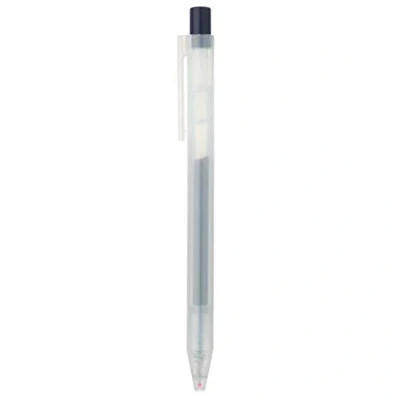 Imagen de Muji&quot;Sarasara 02794200 Bolígrafo retráctil de tinta gel (5 unidades, 0,5 mm), color azul oscuro