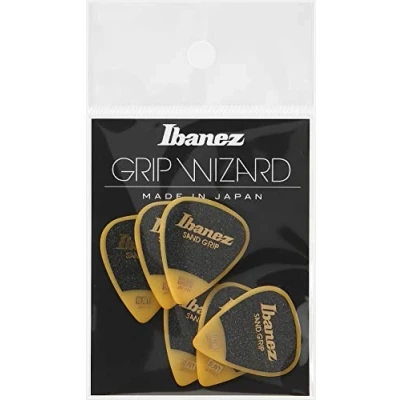 Imagen de Ibanez PPA14HSG YE Juego de 6 púas para guitarra (púas planas), color amarillo
