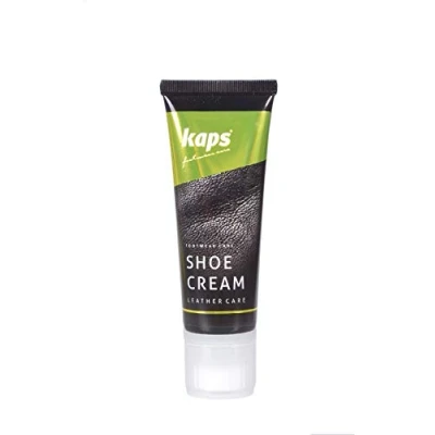 Imagen de Kaps Crema Zapatos Acondicionadora para el Cuidado del Calzado de Cuero Natural y Sintético, (101 blanco)