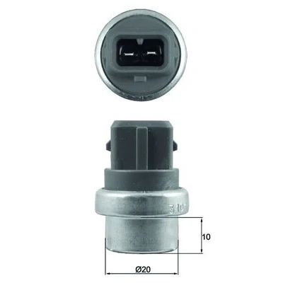 Imagen de MAHLE ORIGINAL TSE 23 Sensor de Temperatura del Refrigerante con junta VOLKSWAGEN: Transporter 4 Bus, 4, Corrado, AUDI: A4 B5 Berlina