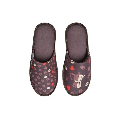 Imagen de Dedoles Pantuflas Unisex Hombre Mujer y Niños Espuma viscoelástica muchos diseños divertidos Unicornio Gatos Aguacates Planetas Salchicha Regalo, Color: Amor cafetero, 42 43 EU