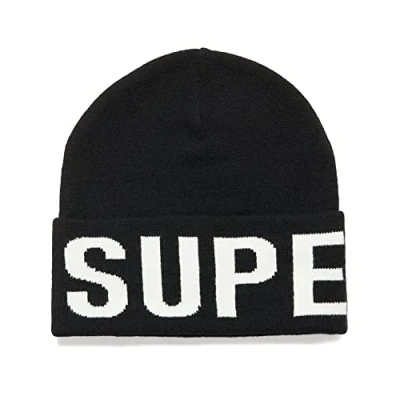 Imagen de Superdry Code MTN Knitted Hat Y9010996A Black/Optic Talla OS