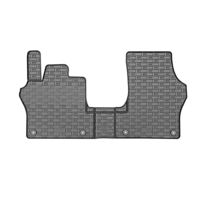 Imagen de AutoStyle Juego CK RVW08 de alfombrillas suelo Caucho 3 negro 650mm 520mm