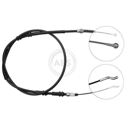 Imagen de A.B.S. K13826 Cable de Freno Mano 2015 Discos para dirección izquierda/derecha VOLKSWAGEN: Transporter 5, Multivan 5 (7HM, Bus