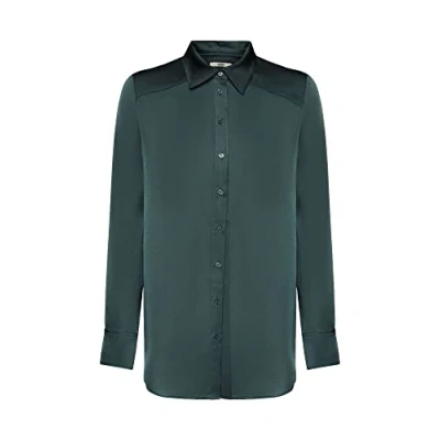 Imagen de ESPRIT 013EE1F301 Blusas, 376/DARK Teal Green 2, M para Mujer