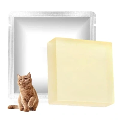 Imagen de 1 Pcs Eliminador de Olores para Arenero Gatos Autolimpiable,5 * 5 cm Eliminadores Olores,para Control Inodoro Gatos,Elimina Profundidad Fibra,para Pura MAX 40 g