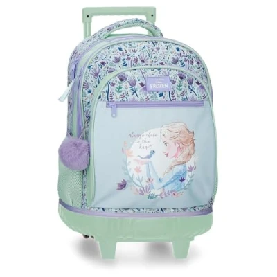 Imagen de Disney Close To The Heart Frozen Mochila Compact 2 Ruedas Multicolor 32x45x21 cms Poliéster by Joumma Bags