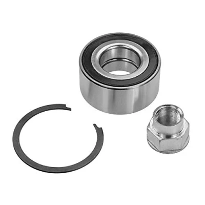 Imagen de MEYLE 214 650 0004 Juego de Cojinete rueda eje delantero, ambos lados con material montaje añadido ORIGINAL Quality 72 bolas