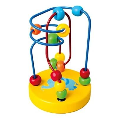 Imagen de Bino Laberinto con abalorios, color amarillo, Multicolor (84208) , color/modelo surtido
