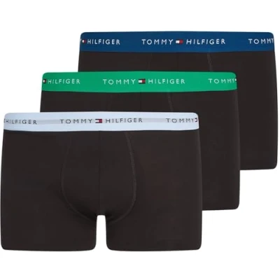 Imagen de Tommy Hilfiger Trunk 3 PACK Culotte Swt blu prim grn dp ind, Hombre, Talla: Large, ind