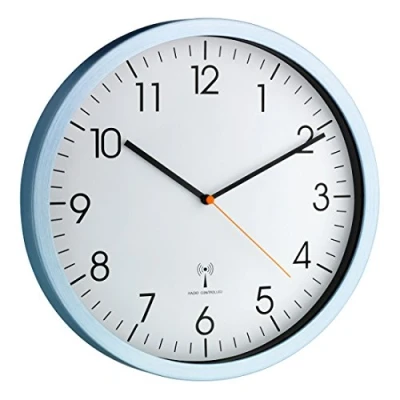 Imagen de TFA Dostmann 60.3517.55 Reloj de Pared Radio Marco Aluminio (Aluminio)