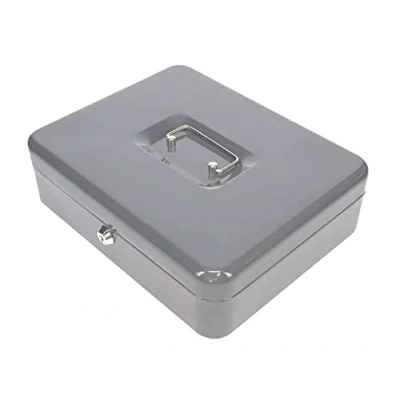 Imagen de Kippen 10003SA Caja de caudales con monedero Color Silver. Dimensiones: 300x240x90 mm.