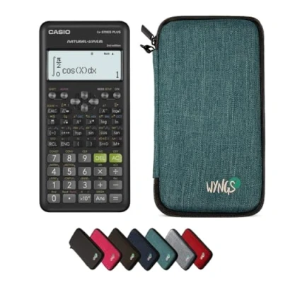 Imagen de CALCUSO Paquete Básico Turquesa con Calculadora Casio fx 570ES Plus 2nd Edition (Inglés)