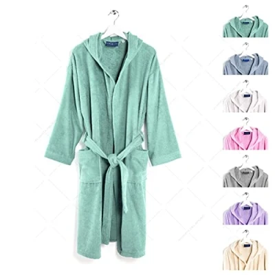 Imagen de Caleffi Albornoz de algodón Confetto arco iris 78053, xl xxl