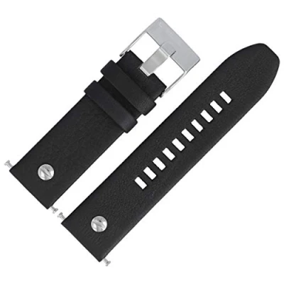 Imagen de Diesel Correa de Reloj Pulsera 24mm Cuero Negro DZ 7256
