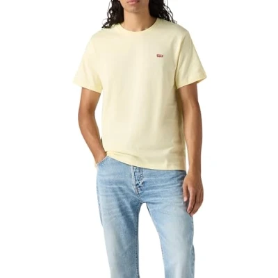 Imagen de Levi&#039;s SS Original Housemark tee Camiseta, Double Cream, S para Hombre