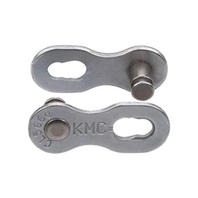 Imagen de KMC Missing Links, Conector Cadena Dlc 9nr Ept E9 E Bike 1 2x11 128 9v Plata 2 Unidades Unisex Adulto, Pares