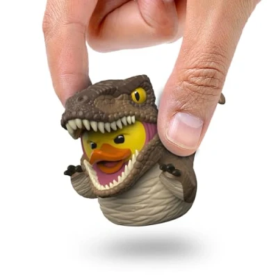 Imagen de TUBBZ Mini: Jurassic Park Figura de Vinilo Pato Goma Velociraptor