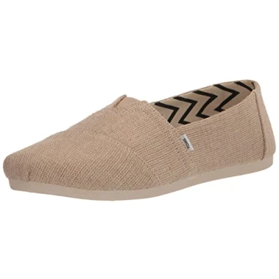 Imagen de TOMS Alpargata Heritage Canvas, Mocasines Planos Mujer, Beige (Natural Sin Teñir), 43.5 EU