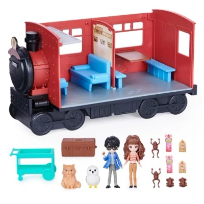 Imagen de HARRY POTTER WIZARDING WORLD Expreso DE Hogwarts Magical Minis con 2 figuras y 10 accesorios 6064928 Juguetes Niños 6 Años +